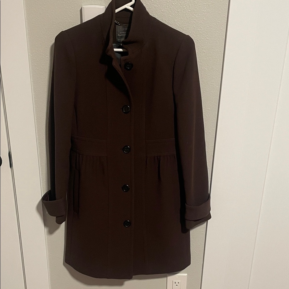 J Crew Double Cloth Coat